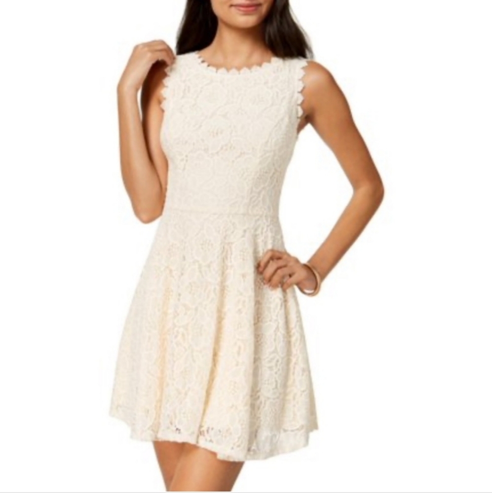 Ivory lace dress